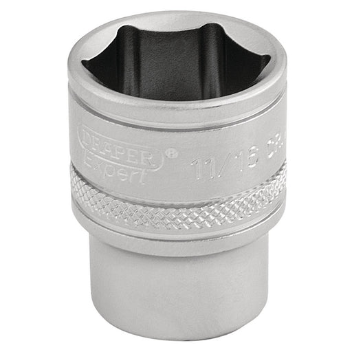 6-Point-Imperial-Socket,-3/8"-Sq.-Dr.,-11/16"