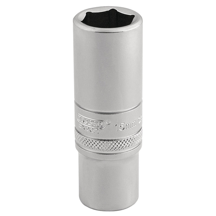 6-Point-Metric-Deep-Socket,-3/8"-Sq.-Dr.,-15mm