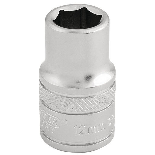 6-Point-Metric-Socket,-1/2"-Sq.-Dr.,-12mm
