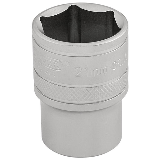 6-Point-Metric-Socket,-1/2"-Sq.-Dr.,-21mm