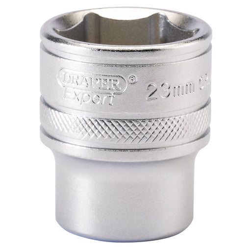 6-Point-Metric-Socket,-1/2"-Sq.-Dr.,-23mm