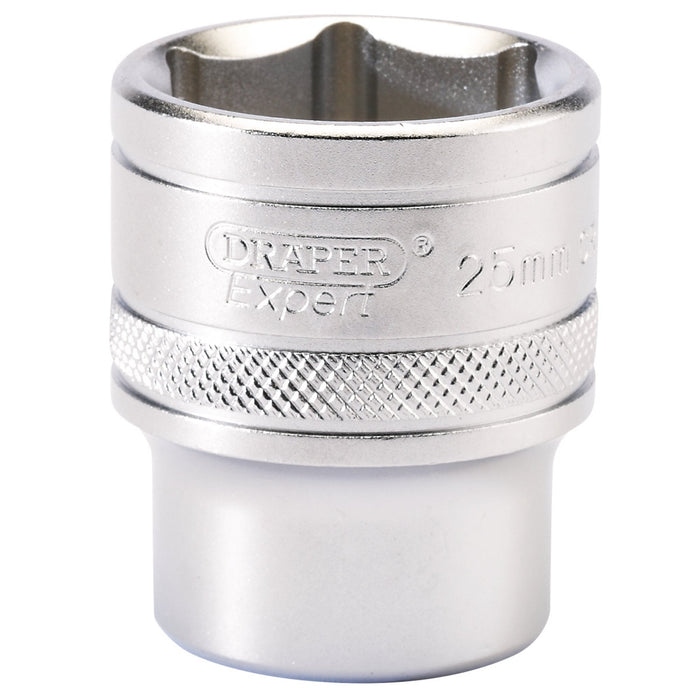 6-Point-Metric-Socket,-1/2"-Sq.-Dr.,-25mm