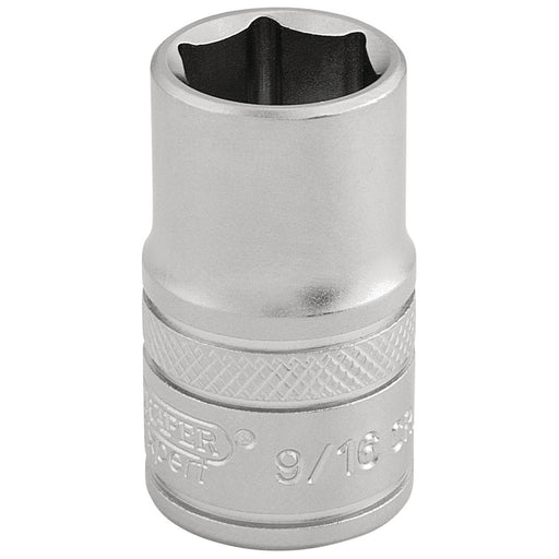6-Point-Imperial-Socket,-1/2"-Sq.-Dr.,-9/16"