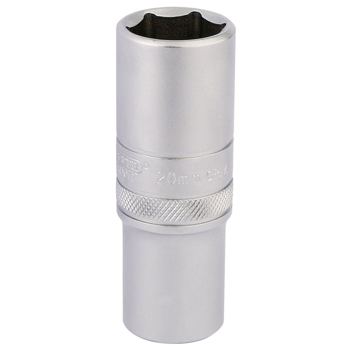 6-Point-Metric-Deep-Socket,-1/2"-Sq.-Dr.,-20mm