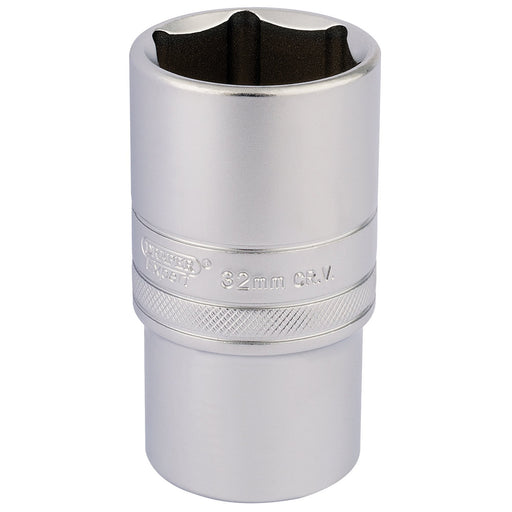 6-Point-Metric-Deep-Socket,-1/2"-Sq.-Dr.,-32mm