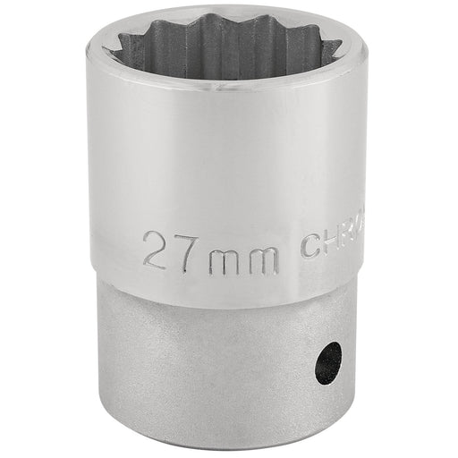 12-Point-Socket,-3/4"-Sq.-Dr.,-27mm