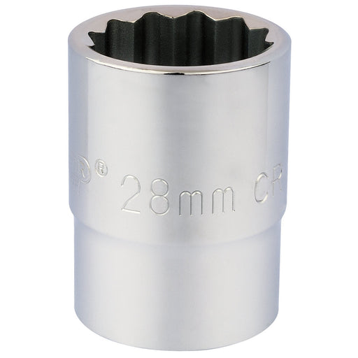 12-Point-Socket,-3/4"-Sq.-Dr.,-28mm