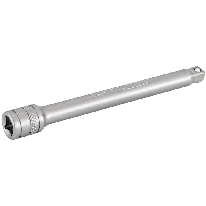 Draper-Expert-Wobble-Extension-Bar,-1/4"-Sq.-Dr.,-100mm,-Micro-Satin-Chrome