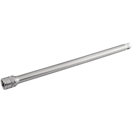 Satin-Chrome-Wobble-Extension-Bar,-3/8"-Sq.-Dr.,-250mm