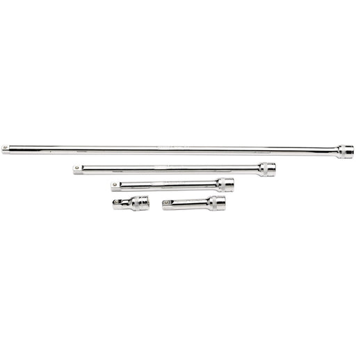 Extension-Bar-Set,-3/8"-Sq.-Dr.,-Polished-Chrome-(5-Piece)