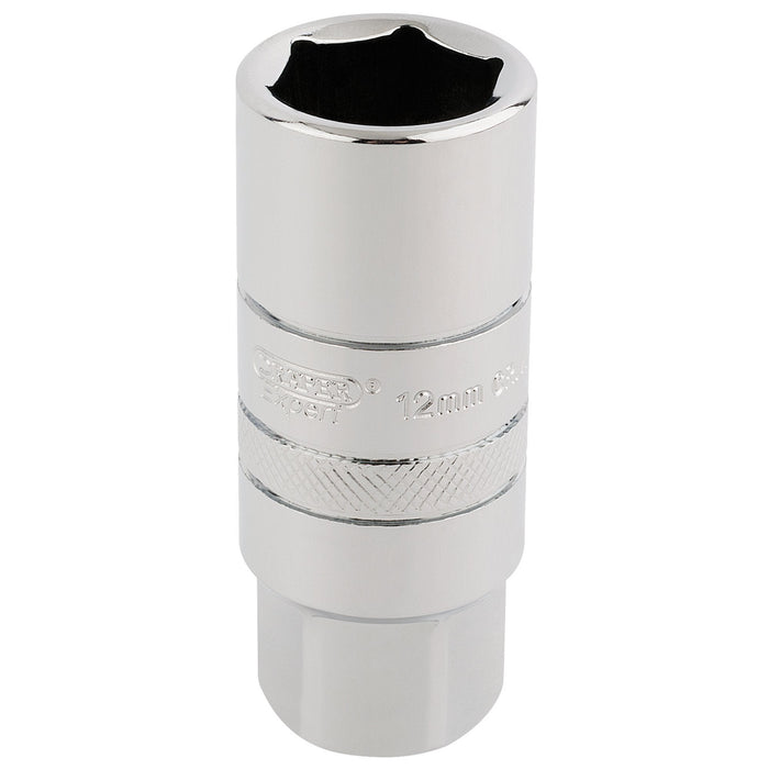 12mm-Thread-6-Point-Spark-Plug-Socket,-3/8"-Sq.-Dr.,-18mm