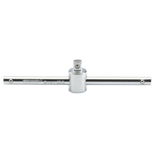 Satin-Chrome-Sliding-T-Bar,-1/4"-Sq.-Dr.