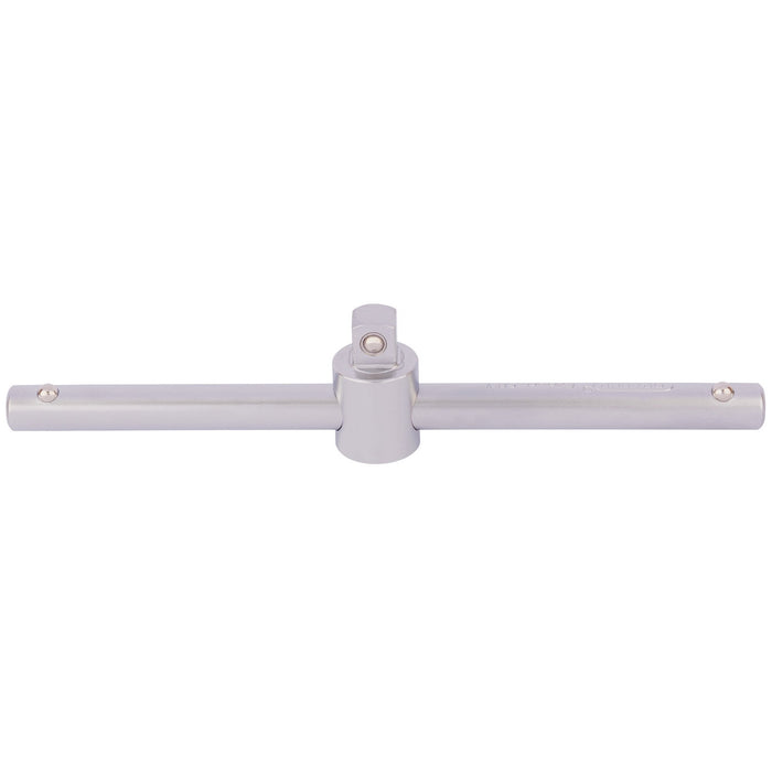Satin-Chrome-Sliding-T-Bar,-3/8"-Sq.-Dr.