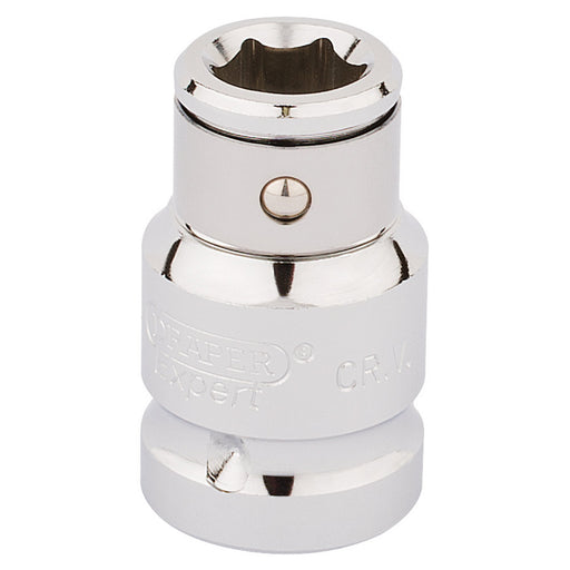 Screwdriver-Bit-Holding-Socket,-1/2"-Sq.-Dr.-x-10mm-Hexagon