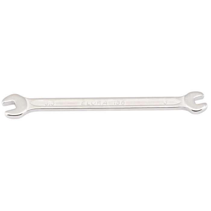Elora-Midget-Double-Open-Ended-Spanner,-3-x-3.5mm