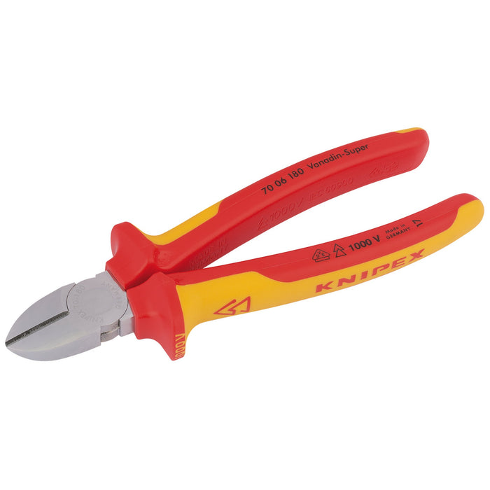 Knipex-70-06-180SB-Diagonal-Side-Cutter,-180mm