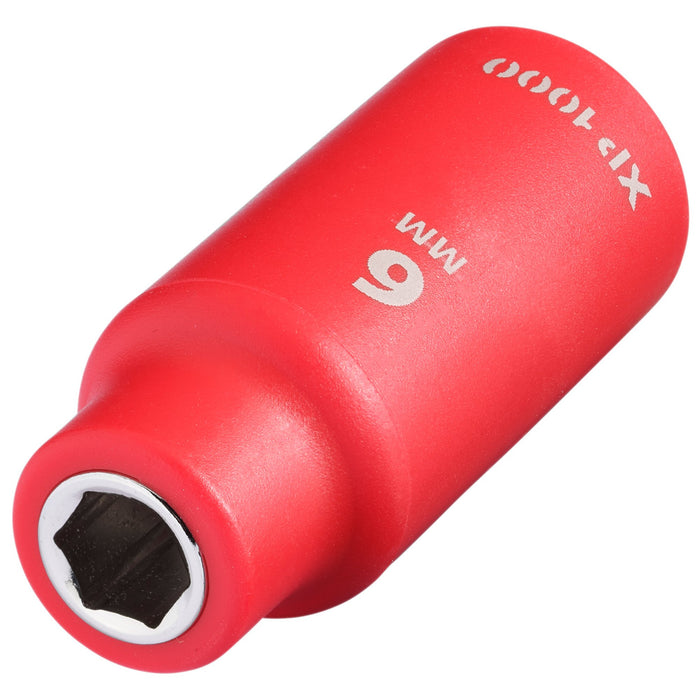 XP1000®-VDE-Socket,-1/4"-Sq.-Dr.,-6mm