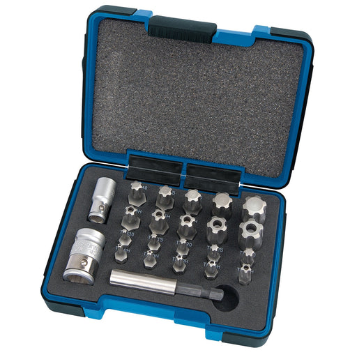 Draper-TX-STAR®-1/4,-Plus-Bit-Set,-3/8"-Sq.-Dr.-(23-Piece)