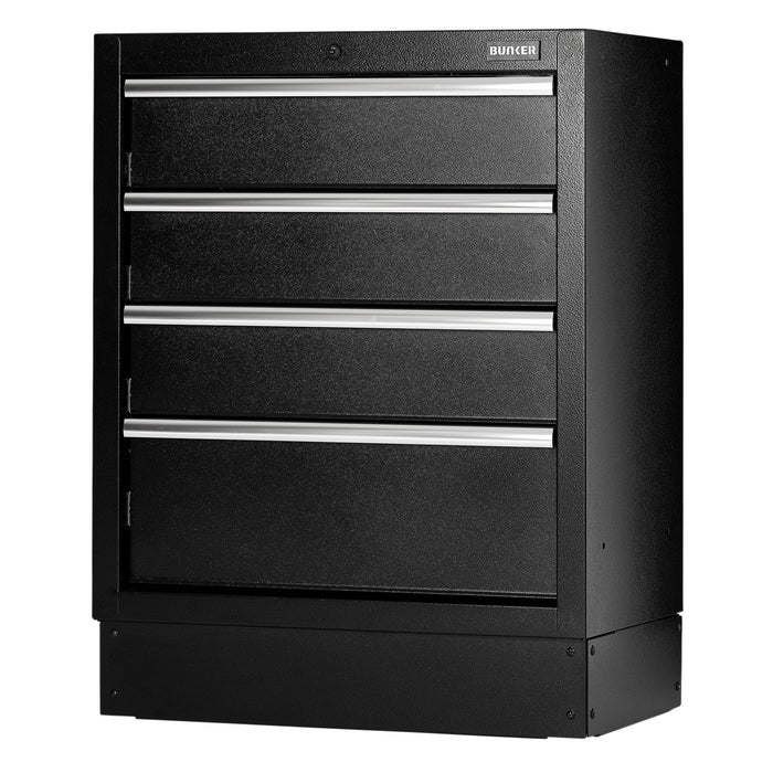 BUNKER®-Modular-Floor-Cabinet,-4-Drawer,-680mm