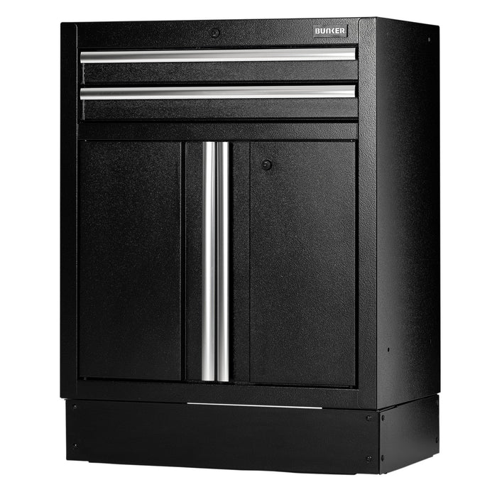 BUNKER®-Modular-Floor-Cabinet,-2-Drawer,-2-Door,-680mm