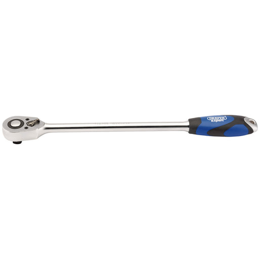Draper-Expert-Extra-Long-Reversible-Quick-Release-Soft-Grip-Ratchet,-1/2"-Sq.-Dr.,-48-Tooth