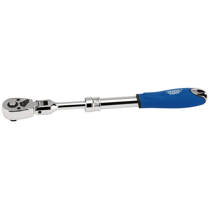 Draper-Expert-Flexible-Head-Extending-Reversible-Ratchet,-3/8"-Sq.-Dr.,-72-Tooth