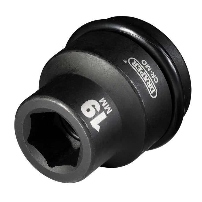 Draper-Hi-TORQ®-Impact-Socket,-3/4"-Sq.-Dr.,-19mm