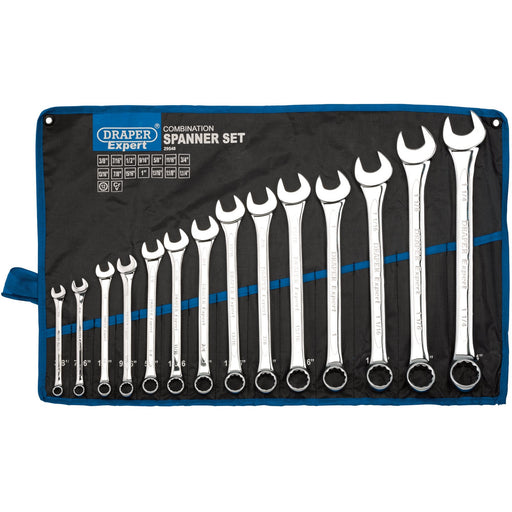 Draper-Expert-HI-TORQ®-Imperial-Combination-Spanner-Set-(14-Piece)
