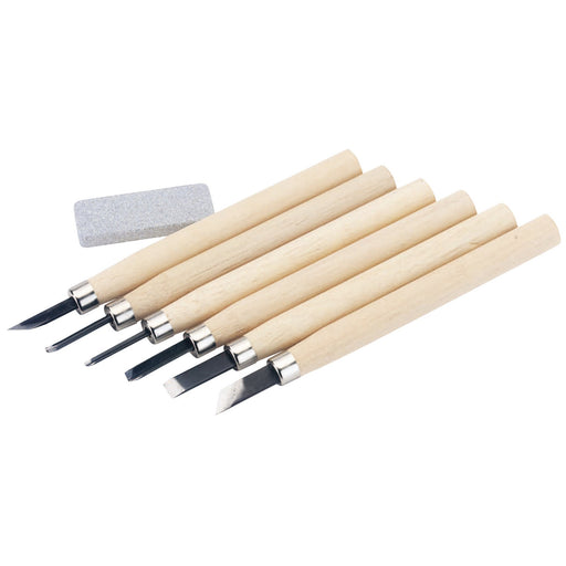 Wood-Carving-Set-with-Sharpening-Stone-(7-Piece)