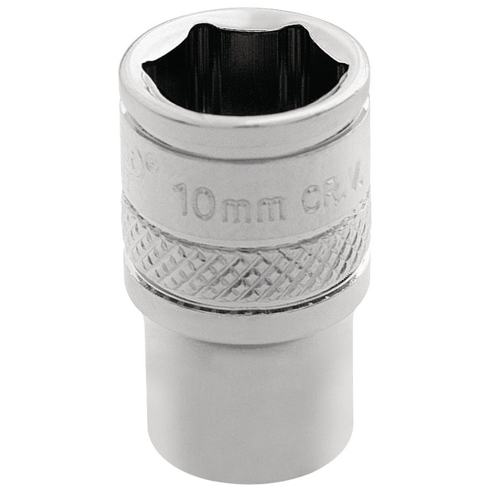 Draper-HI-TORQ®-6-Point-Socket,-1/4"-Sq.-Dr.,-10mm