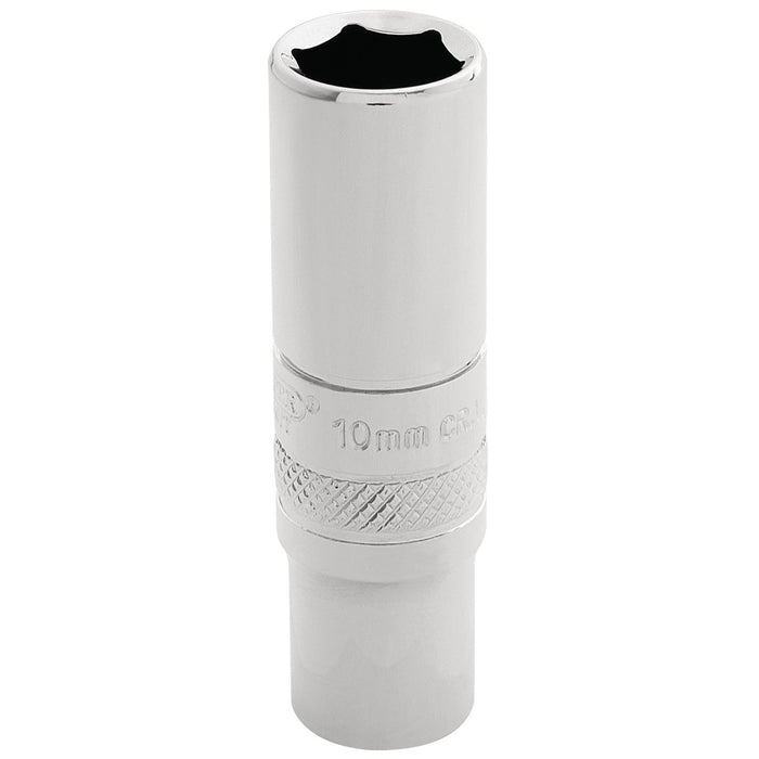 Draper-HI-TORQ®-6-Point-Deep-Socket,-1/4"-Sq.-Dr.,-10mm