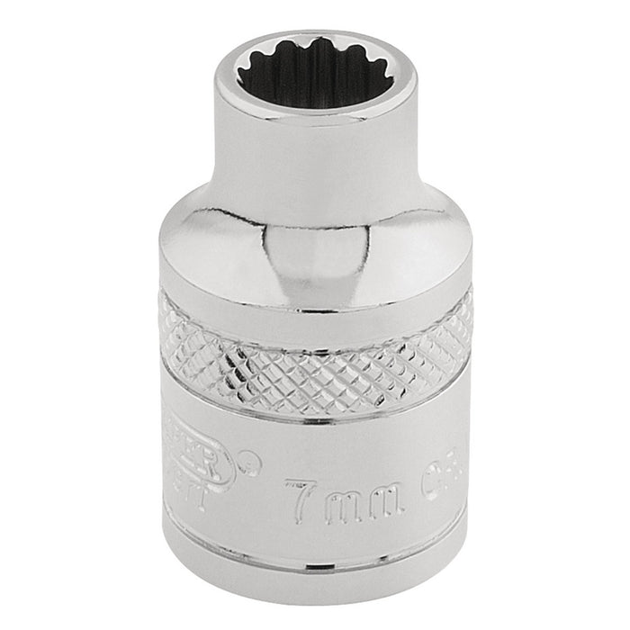 Draper-HI-TORQ®-12-Point-Socket,-3/8"-Sq.-Dr.,-7mm