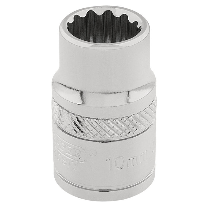 Draper-HI-TORQ®-12-Point-Socket,-3/8"-Sq.-Dr.,-10mm