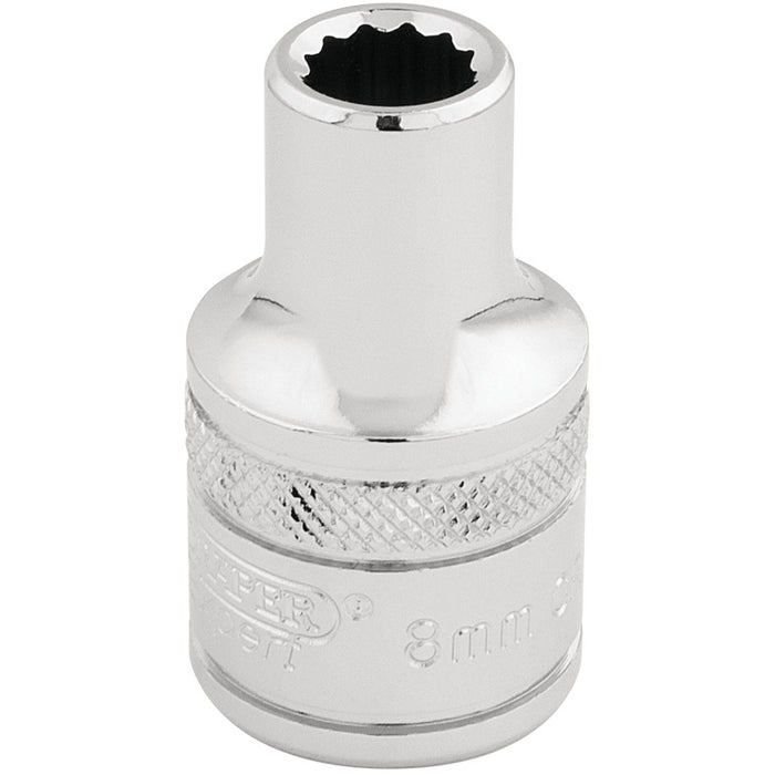 Draper-HI-TORQ®-12-Point-Socket,-1/2"-Sq.-Dr.,-8mm