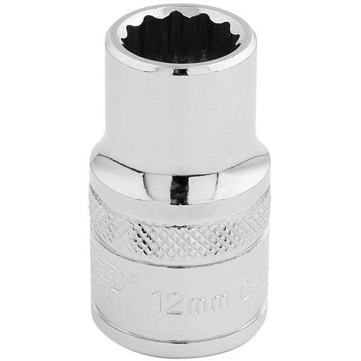 Draper-HI-TORQ®-12-Point-Socket,-1/2"-Sq.-Dr.,-12mm