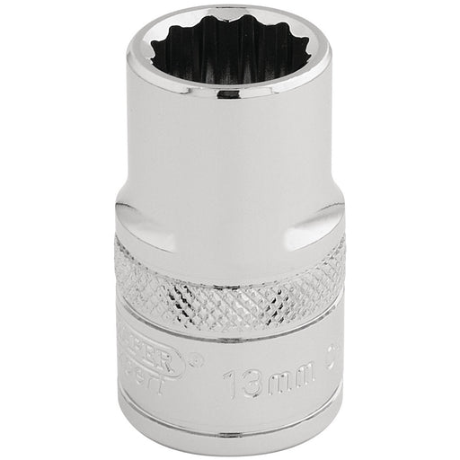 Draper-HI-TORQ®-12-Point-Socket,-1/2"-Sq.-Dr.,-13mm
