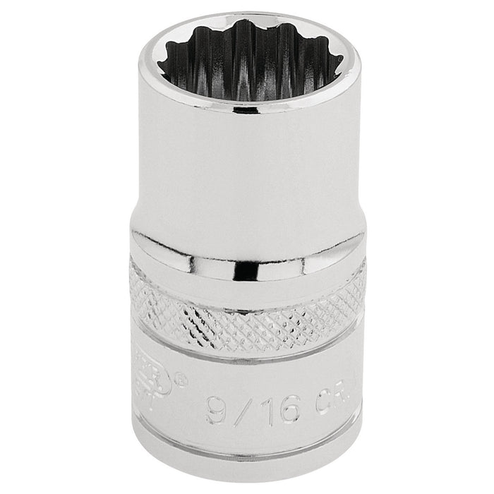 Draper-HI-TORQ®-12-Point-Socket,-1/2"-Sq.-Dr.,-9/16"