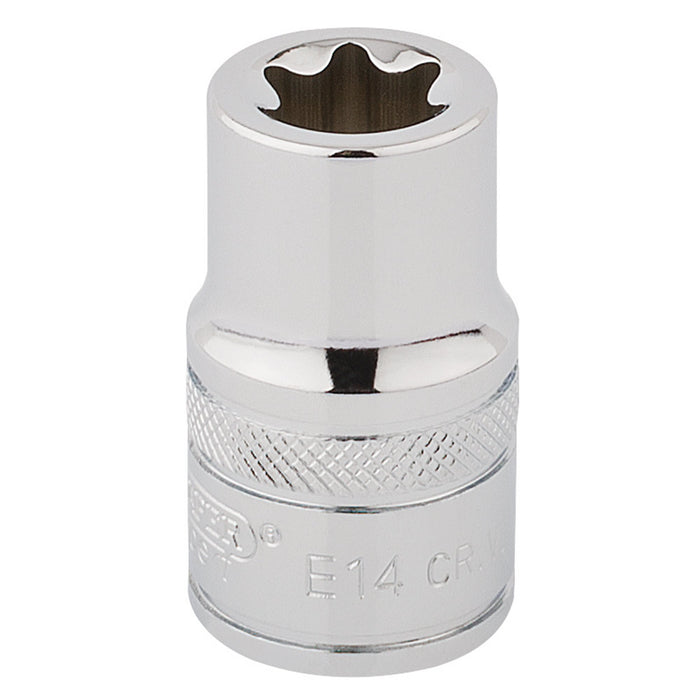 Draper-TX-STAR®-Socket,-1/2"-Sq.-Dr.,-E14