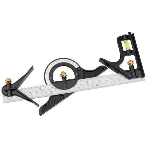 Combination-Square-with-Centre-Head-and-Protractor,-300mm