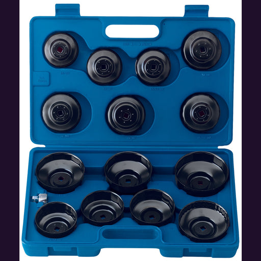 Oil-Filter-Cup-Socket-Set,-3/8"-Sq.-Dr.-(15-Piece)