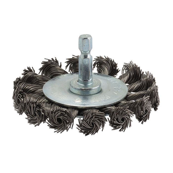 Steel-Twist-Knot-Wire-Wheel-Brush,-75mm