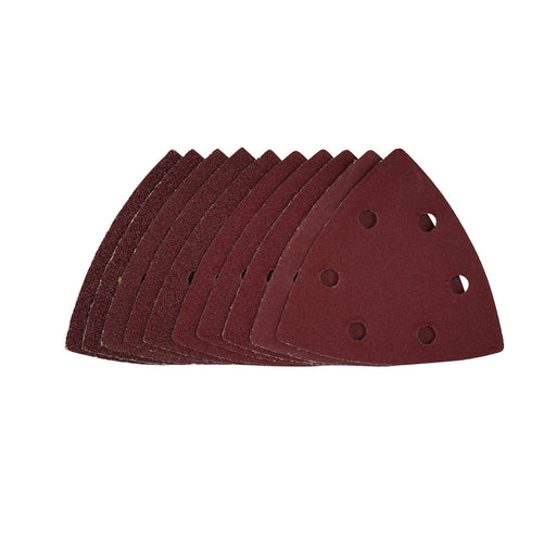 Delta-Sanding-Sheets-with-Hook-and-Loop,-93mm,-Assorted-Grit-(Pack-of-10)