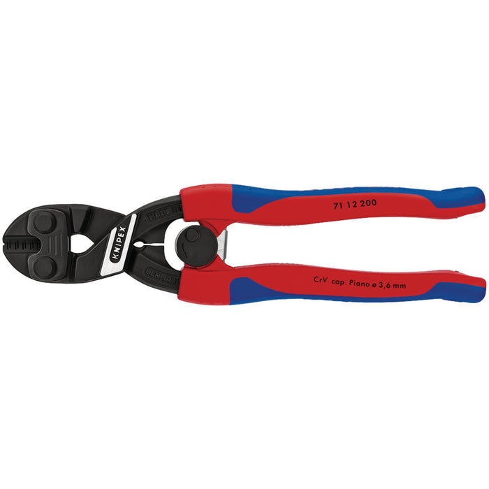 KNIPEX-Cobolt®-71-12-200-SB-Compact-Bolt-Cutters-with-Sprung-Handles,-200mm