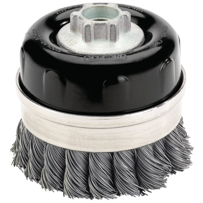 Draper-Expert-Steel-Twist-Knot-Wire-Cup-Brush,-80mm,-M14