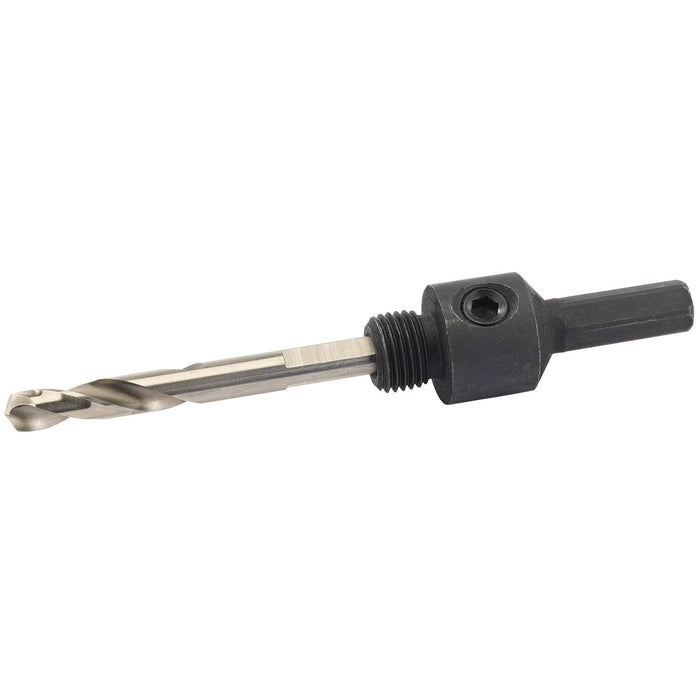 Hex.-Shank-Holesaw-Arbor-with-HSS-Pilot-Drill-for-14---30mm-Holesaws,-5/16"-Thread