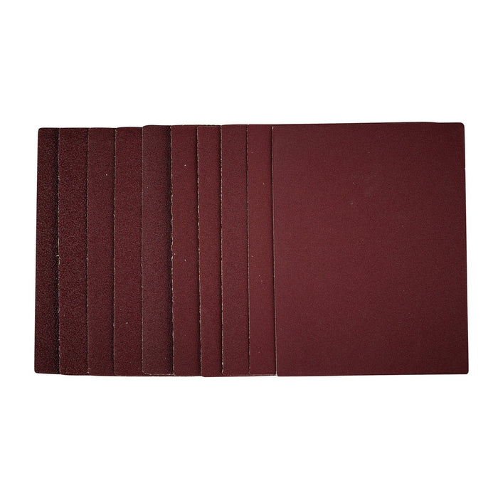 1/4-Sanding-Sheets,-115-x-150mm,-Assorted-Grit-(Pack-of-10)