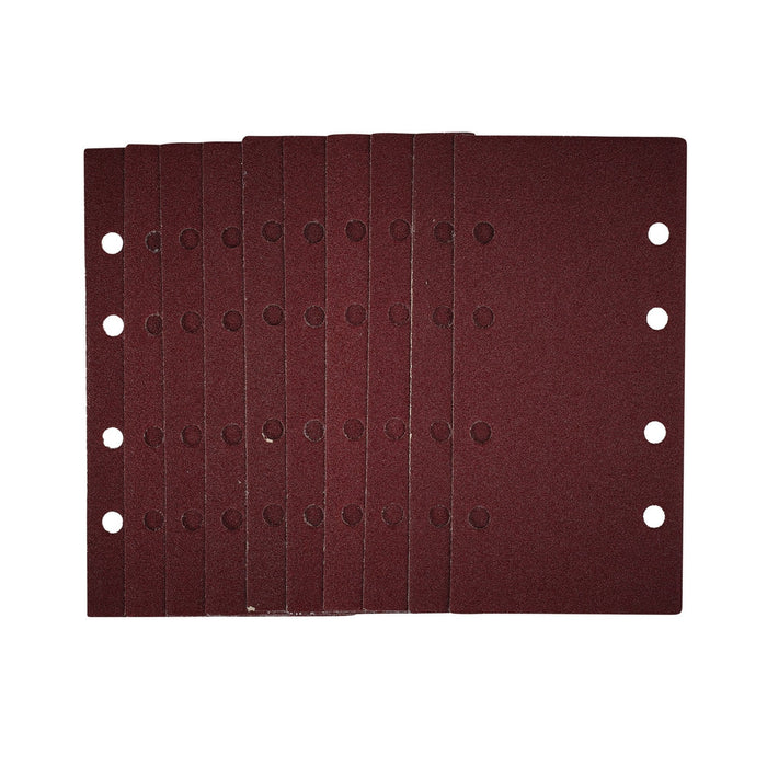 1/3-Sanding-Sheets-with-Hook-and-Loop,-93-x-190mm,-80-Grit-(Pack-of-10)