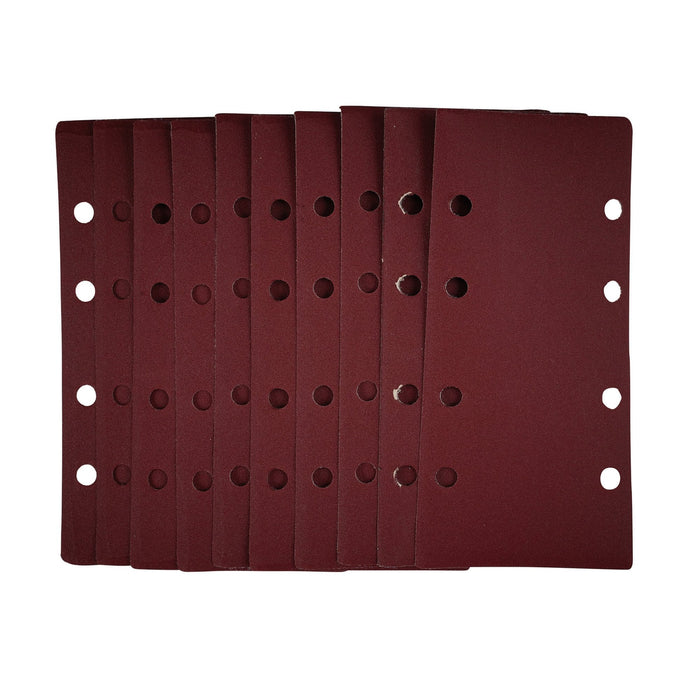1/3-Sanding-Sheets-with-Hook-and-Loop,-93-x-190mm,-240-Grit-(Pack-of-10)