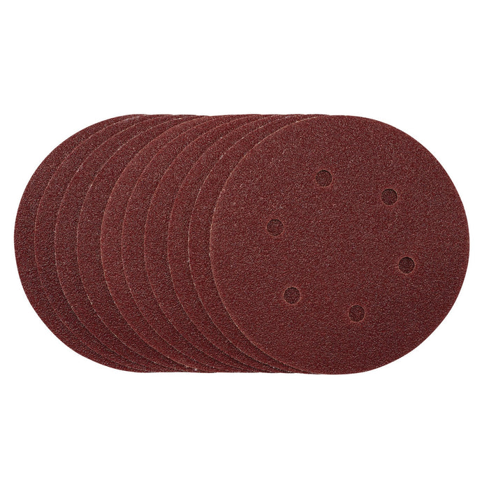 Sanding-Discs,-150mm,-Hook-&-Loop,-40-Grit,-(Pack-of-10)