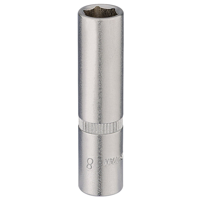 Elora-Deep-Socket,-1/4"-Sq.-Dr.,-8mm